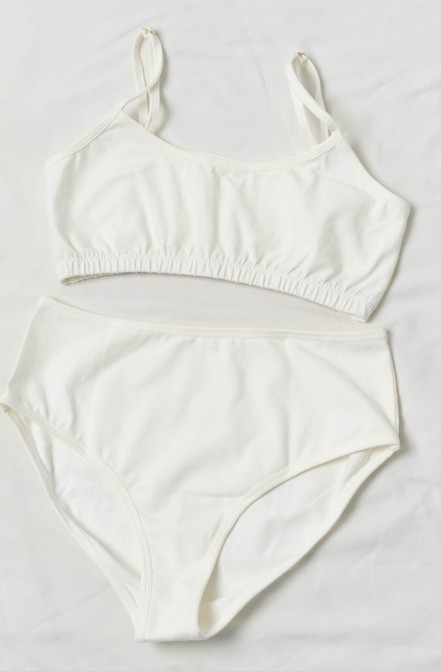 Bralette + High Waist Undie - Cotton