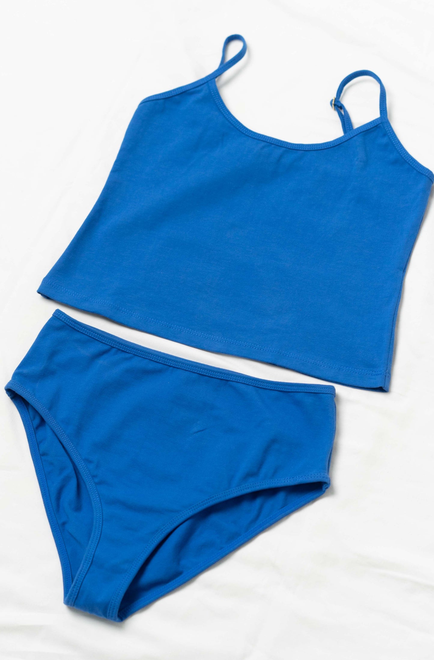 Cami + High Waist Undie - Azure