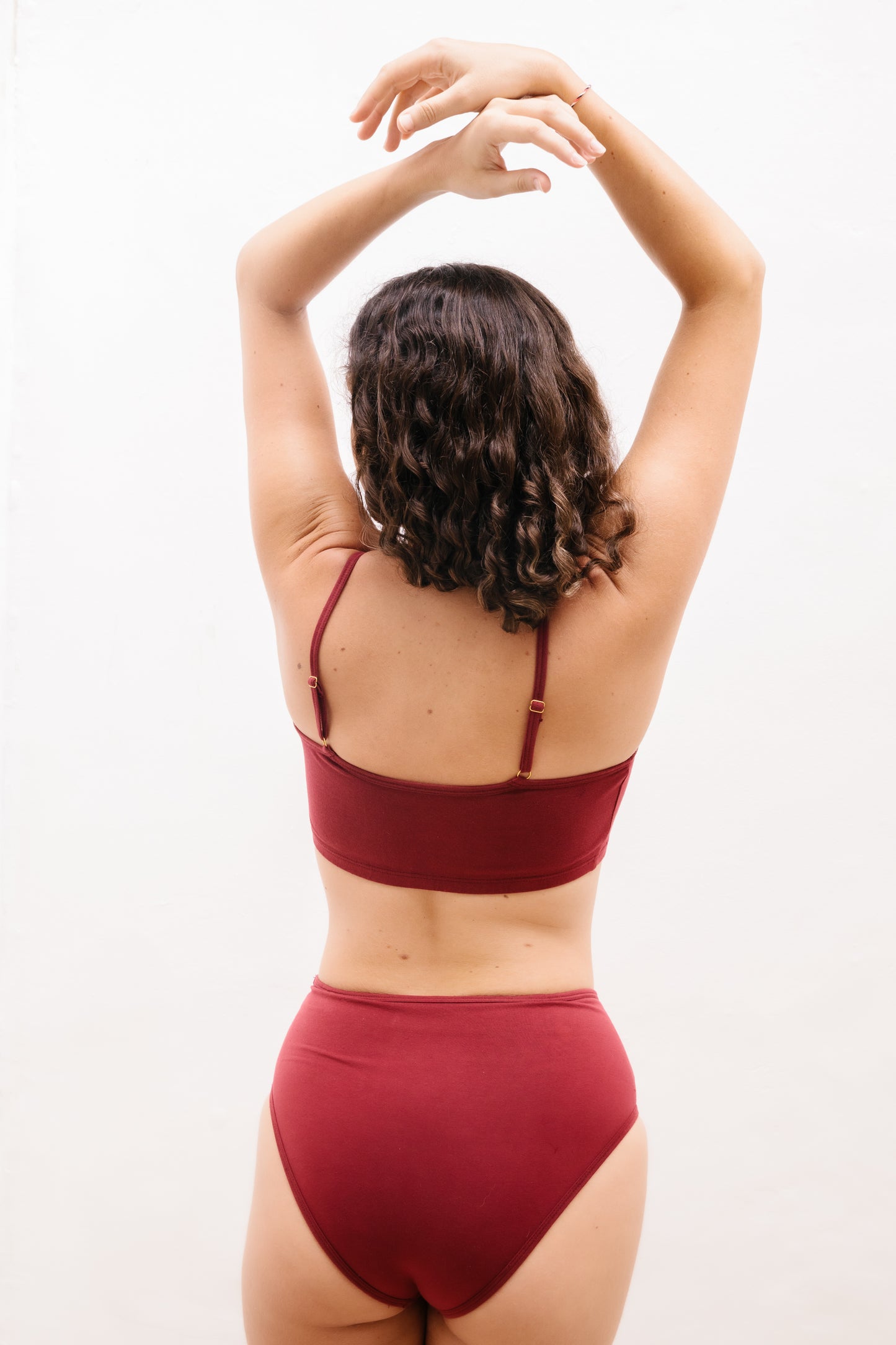 High Waist Undie - Wine