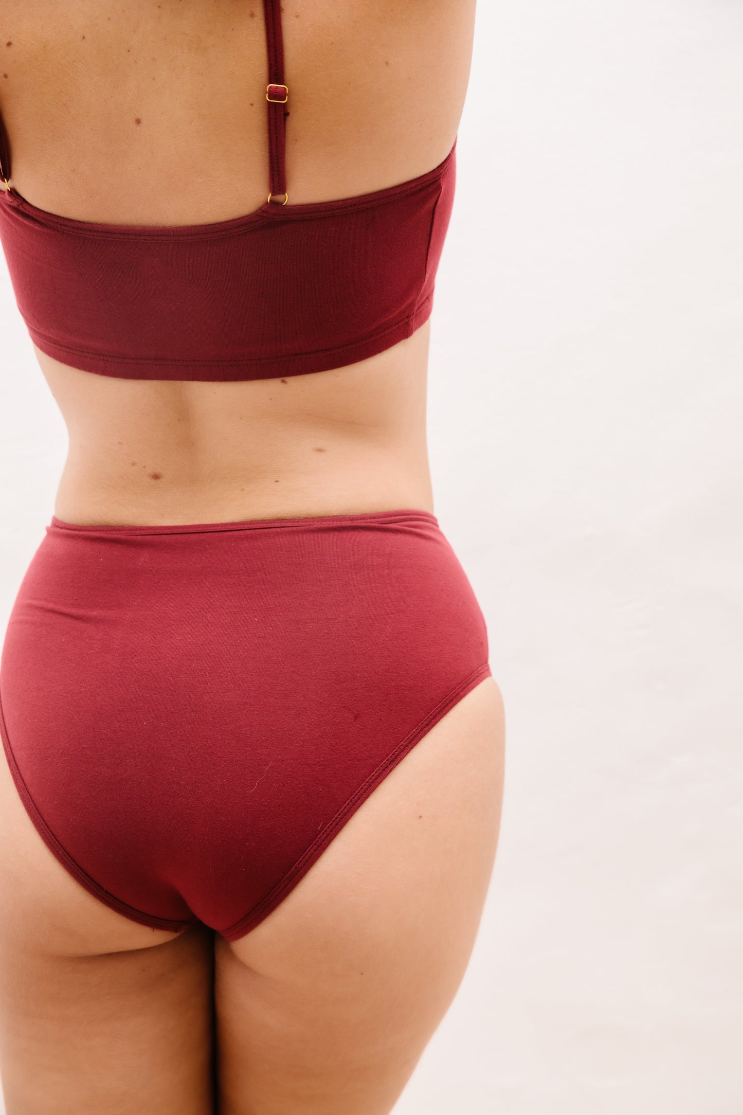 High Waist Undie - Wine