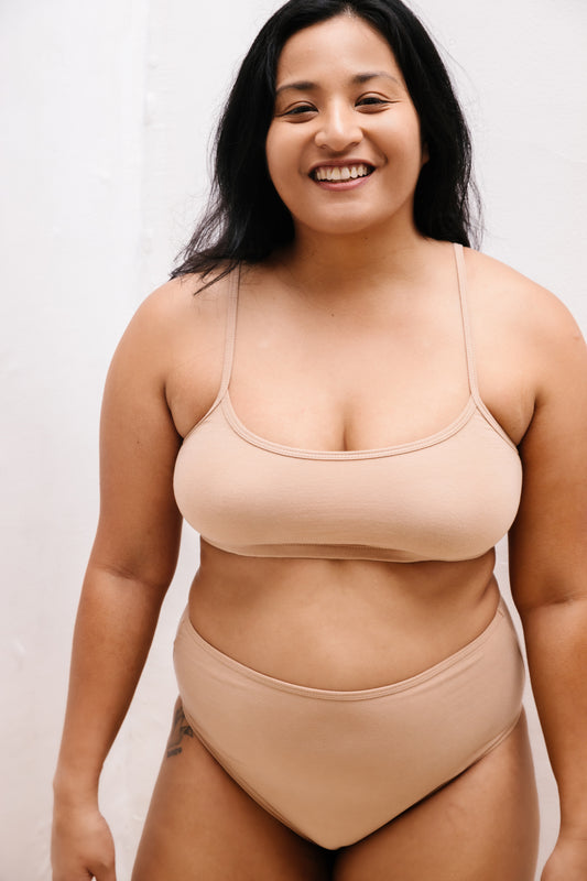 High Waist Undie - Nude