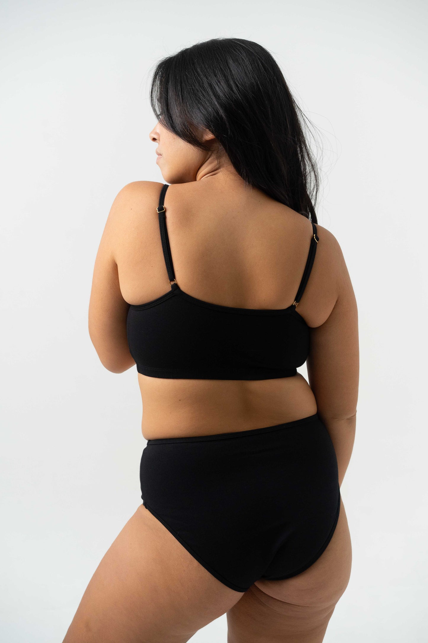 Bralette + High Waist Undie - Night